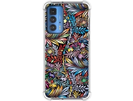 Carcasa Motorola Edge 20 Pro TUMUNDOSMARTPHONE Dibujos Antigolpes Flores 04 Multicolor