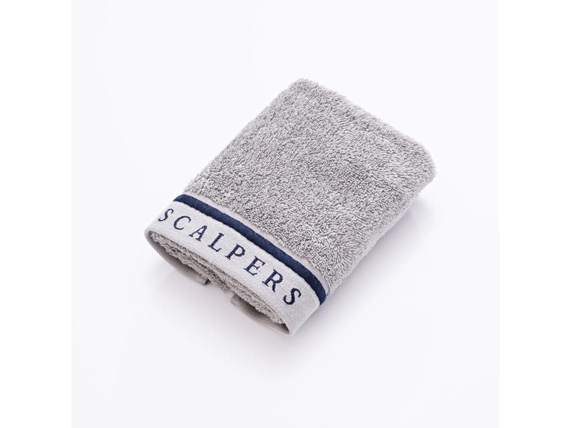 Toalla de Tocador SCALPERS Home 100% Algodón (30x50cm - Gris)