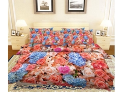 Funda de Edredón AJ WALLPAPER 3D Flores densas 52 (200 x 225cm)