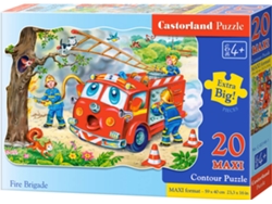 Puzzle CASTORLAND Fire Brigade (20 Piezas)