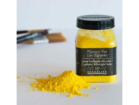 Pigmento SENNELIER Tintas Frasco de 120g Amarillo Claro