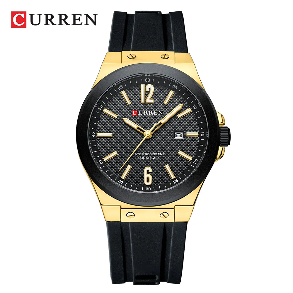 Reloj deportivo de silicona para hombre, reloj de pulsera militar para hombre, cronógrafo