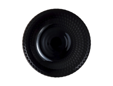 Plato Hondo Luminarc Pampille Negro Vidrio (20 Cm)