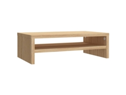 Soporte para monitor fabricado en madera de roble, Sonoma, EXCLUSIVO DE LA CASA