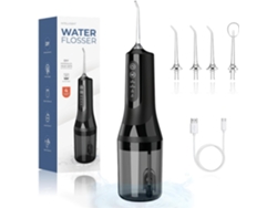 Hilo Dental Eléctrico Portátil Para Blanquear Y Limpiar Los Dientes (negro)