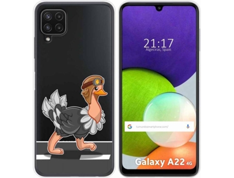 Carcasa Samsung Galaxy A22 4G / M22 TUMUNDOSMARTPHONE Avestruz Multicolor