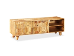 Maison Exclusive - Mueble Para Tv De Madera Maciza De Mango 118x35x40 Cm