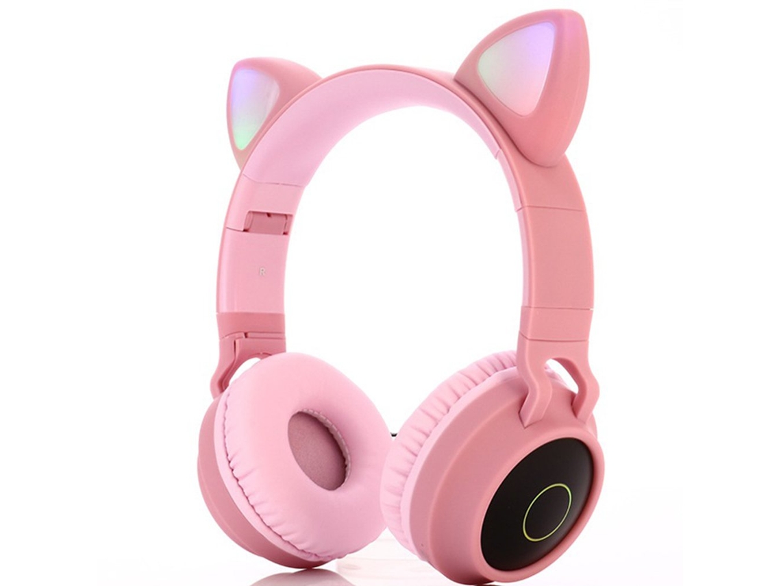 Auriculares bluetooth 5.0 auriculares, auriculares inalámbricos de alta  fidelidad para niña / hija para pc Rosa