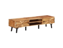 Mueble de Armario Tv 145X35X35 Cm Madera de Acacia Maciza