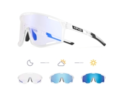 Gafas de ciclismo fotocromáticas unisex MDUG con lentes de poliacrilato translúcido y protección UV400