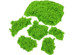 Materiales para la creación de maquetas, diseño de paisajes en miniatura, polvo de árboles verdes simulados