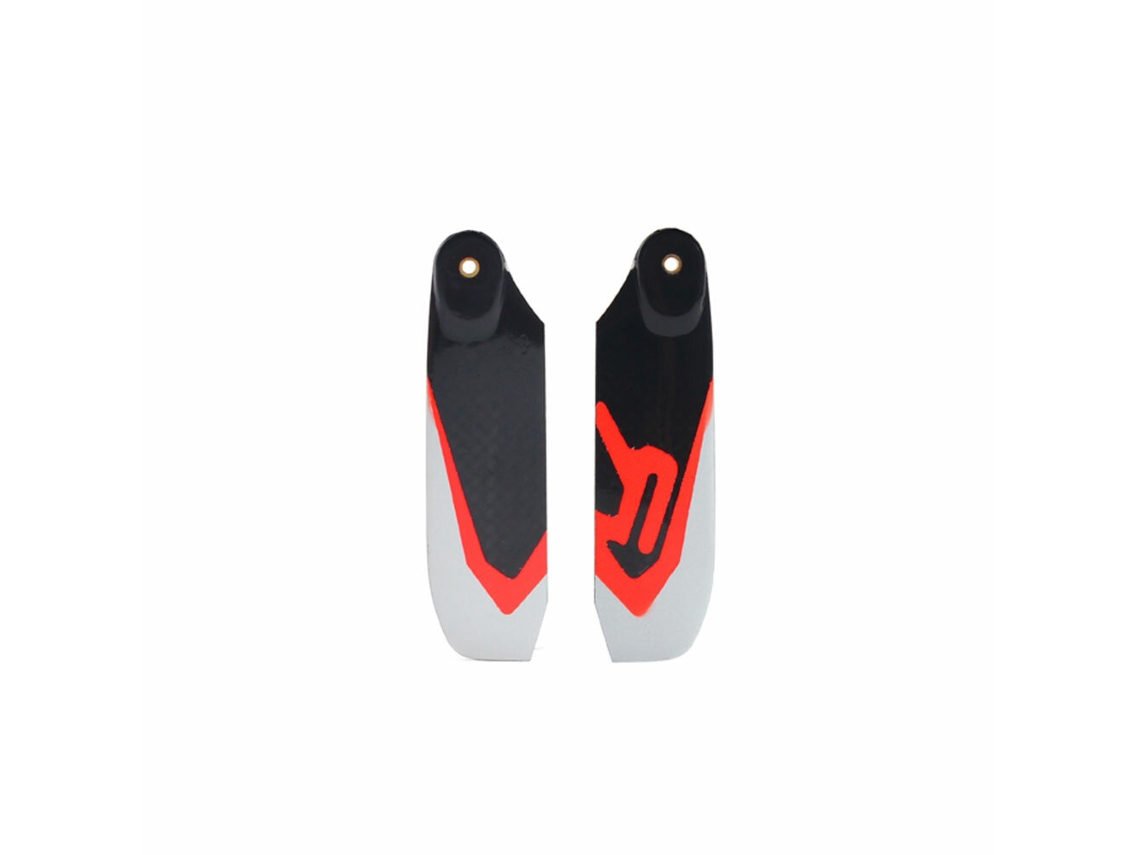 Black72mmalzrc R Series Rc Helicopter Spart Parts Carbon Fiber Propeller Tail Blade