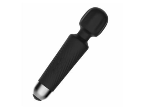 Vibrador Chronus Wand Masajeador Masajeador Portátil Juguetes Sexuales Regalos para Mujeres Negro BISBISOUS