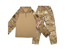 2026-9727-conjunto De Uniforme Táctico Militar Para Niños Camuflaje Para Caza Airsoft Senderismo Entrenamiento Outdoor Sin Gorra 175 Lg Cp Grey