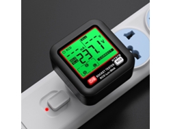 Probador De Enchufes Con Pantalla Lcd Digital De Alta Precisión Y Prueba Gfci De 45-65 Hz.