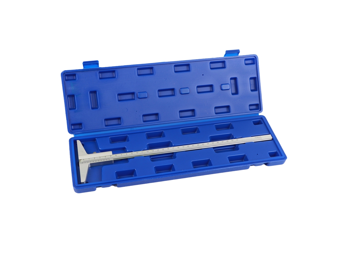 Calibrador De Profundidad Vernier Métrico De 0-300 Mm, De Acero Aleado De Alta Precisión Para Ingenieros.