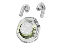 FONES DE OUVIDO SEM FIO TWS MDUG com tela, à prova d'água, compatível com cartão TF e faixa para pescoço