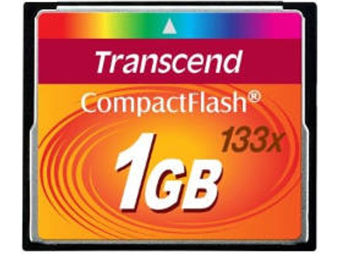 Tarjeta de Memoria TRANSCEND 1 GB CF 133x