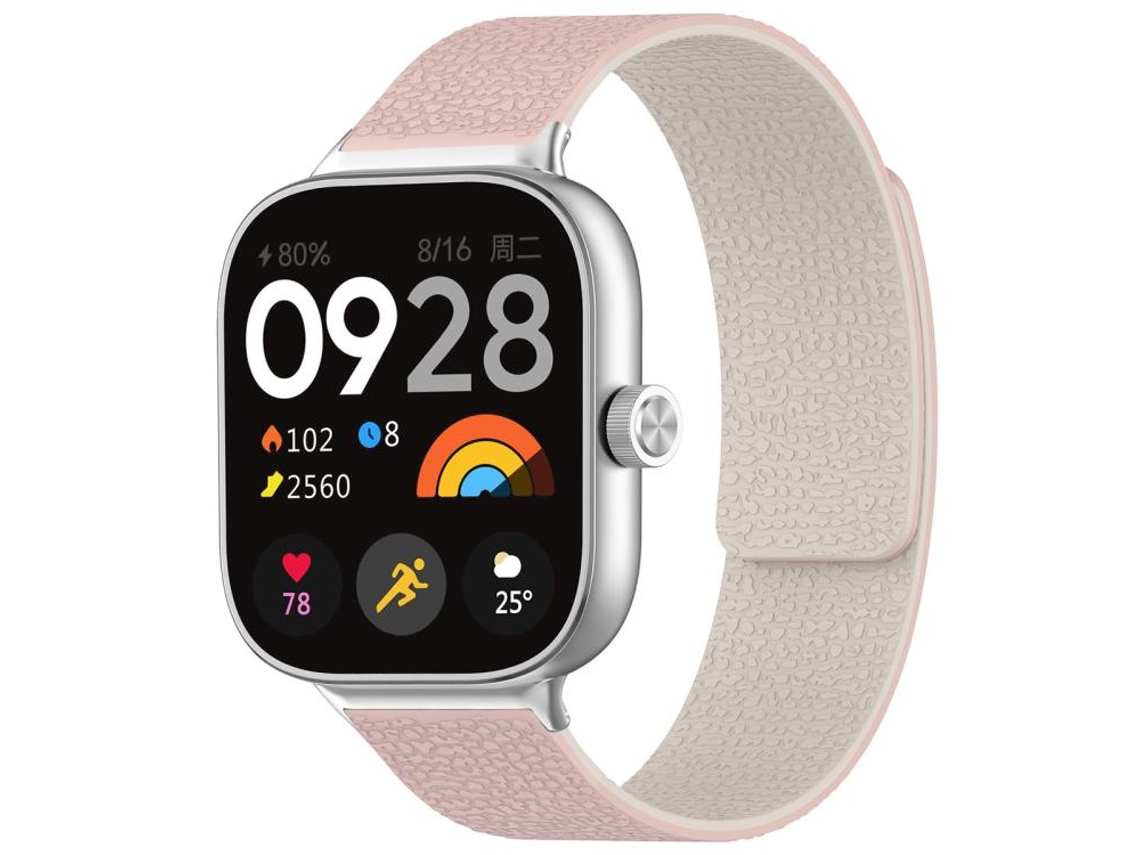 Correa para Redmi Watch 6 / 5 / Xiaomi Band 9 Pro / 8 Pro - Silicona magnética - Textura de lichi
