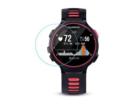 Película de vidrio templado 2.5D de 0,26 mm para Garmin Forerunner 735xt