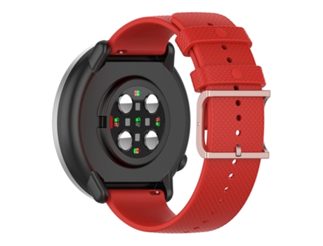 Correa de Silicona textura de punto para Samsung Galaxy Watch 5 40mm/44mm/Watch 5 Pro 45mm/Watch4 40mm/44mm/Watch4 Classic 42mm - tinto