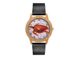 Reloj De Pulsera Unisex Para Parejas Zhoulianfa Con Correa De Malla De Acero Y Pantalla Redonda.