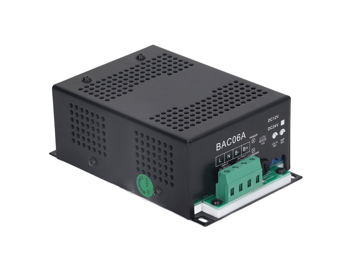 Cargador De Baterías Para Generador De 6 A Y 85 W Con Pantalla Led Y Módulo Inteligente Automático.
