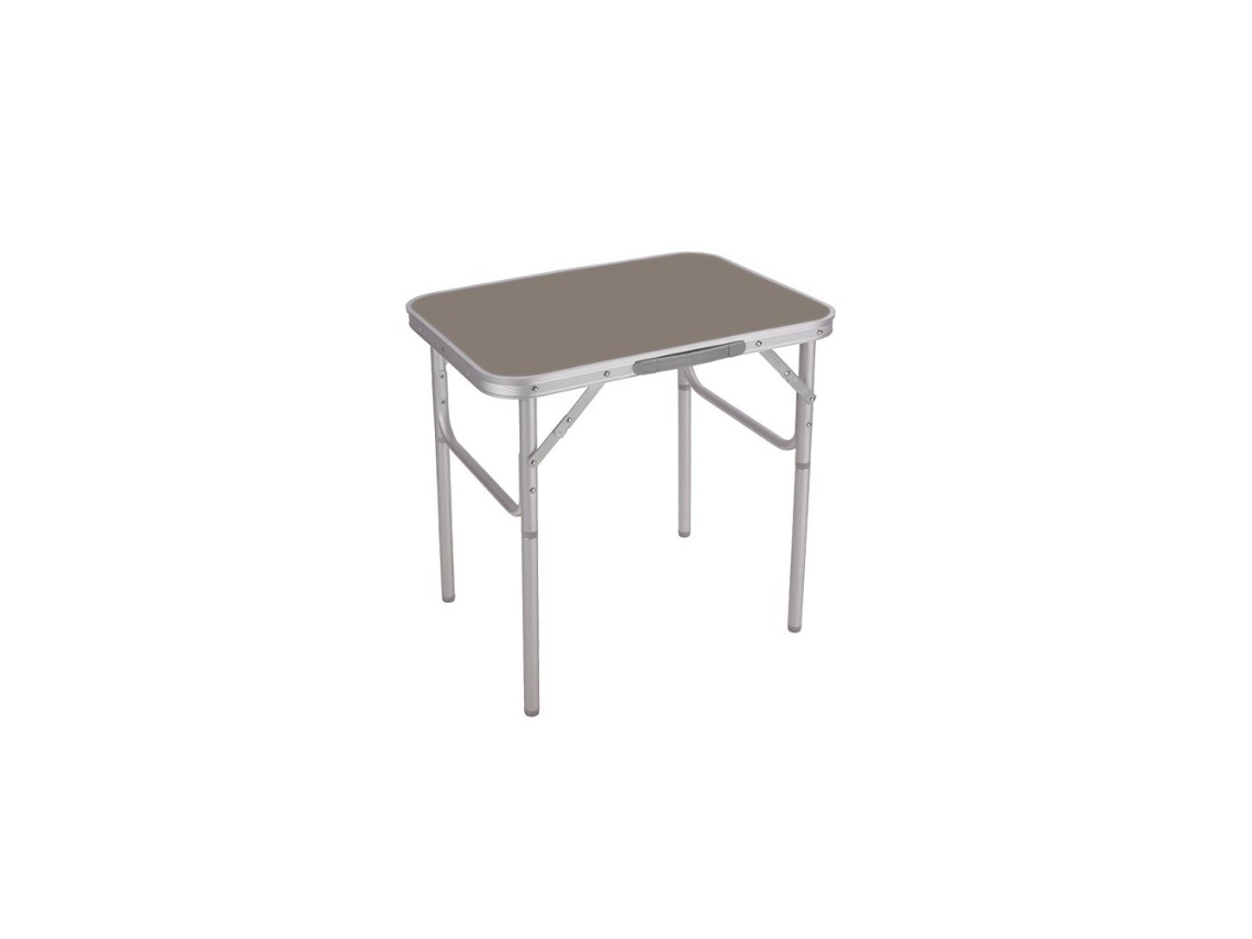 Mesa Plegable Marrón para Camping y Playa con Asa, Marbueno Summer
