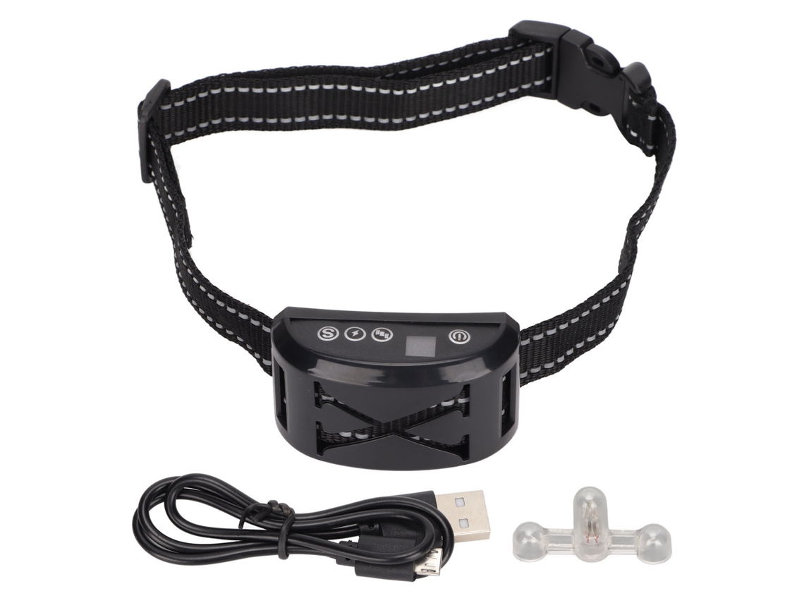 Collar Anti Ladrido Para Perros (7 Niveles Ajustables, Vibración Inofensiva)