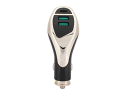 Cargador portátil para coche ABS (carga rápida y segura)