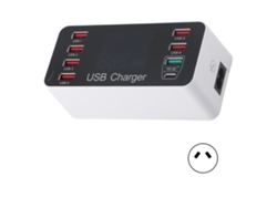 Adaptador Usb De 8 Puertos De Carga Rápida Inteligente 40w Con Múltiples Puertos Qc3.0, Base De Carga De Pared De Escritorio
