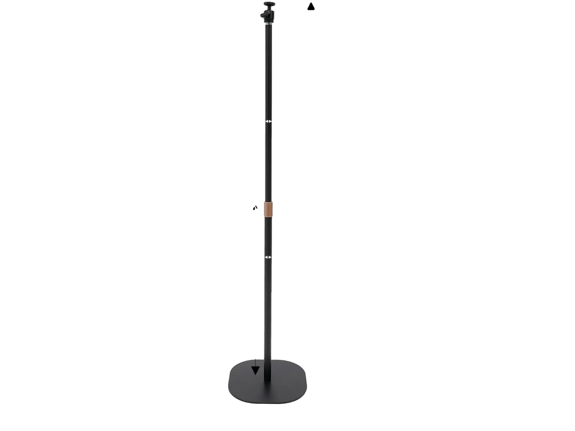 Soporte para proyector, altura ajustable, rotación de 360°, negro OEM