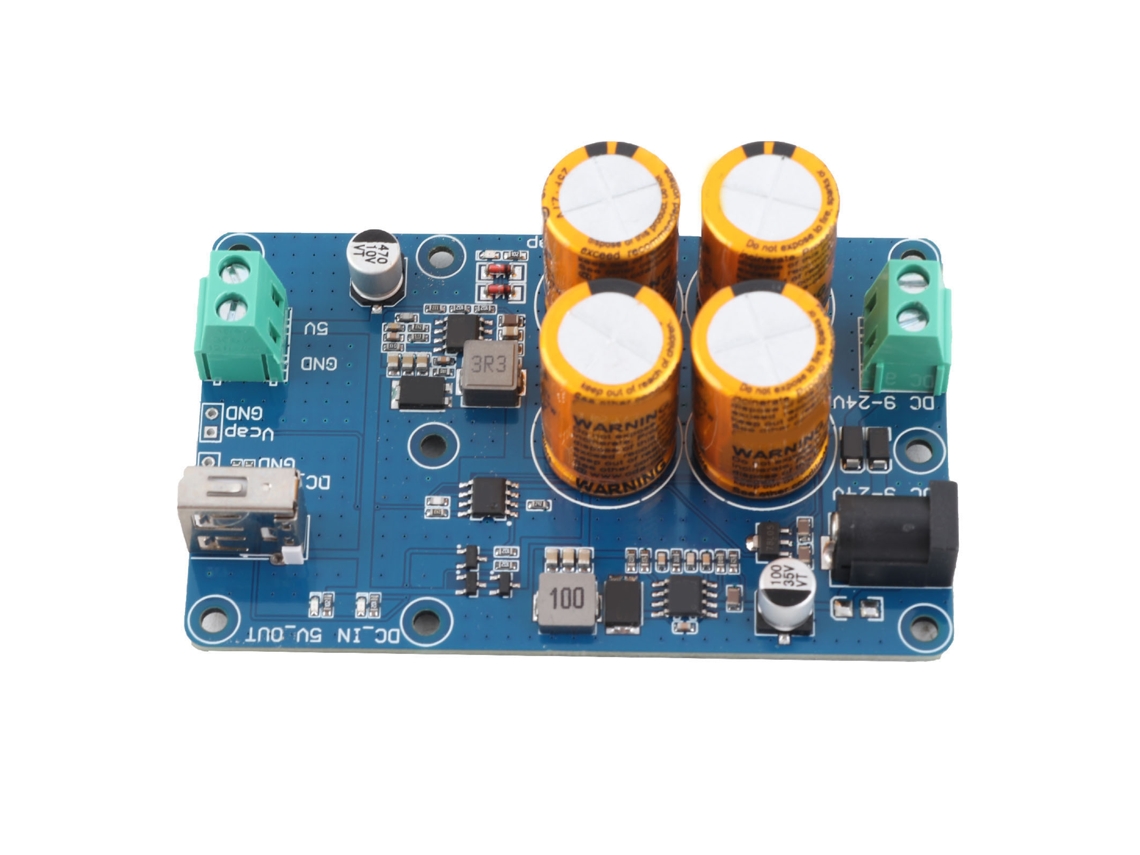 Supercondensador Para Fuente De Alimentación Ininterrumpida (ups) Para Rpi Dc9-24v Entrada 5v3a Salida 10-60s