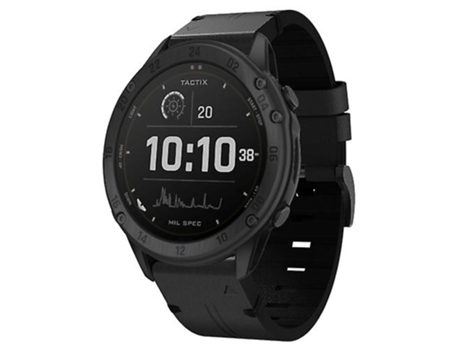 Correa Smartwatch Para Garmin Tactix Delta 26Mm Correa De Cuero Con Hebilla De Acero Negra VENISYMLIS