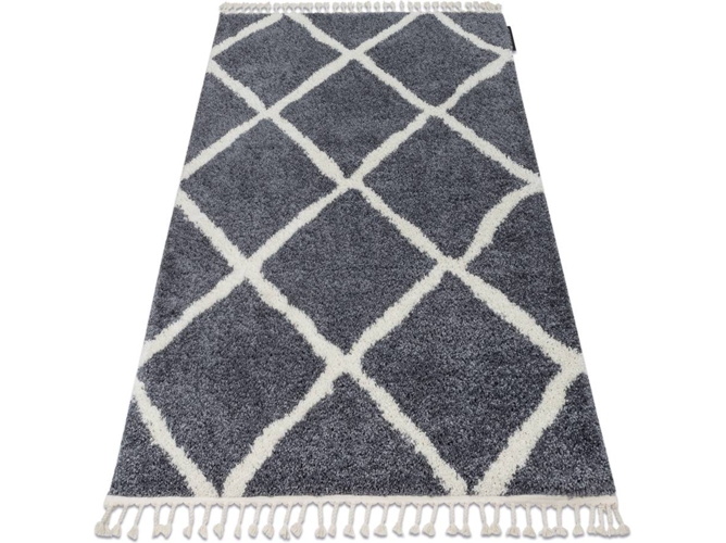 Alfombra DYWANY LUSZCZOW Berber Cross B5950 (Gris - 160 x 220 cm - Polipropileno)