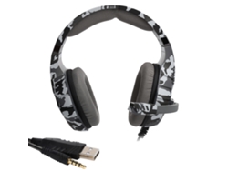 Auriculares Para Juegos Con Cable, Luces Led Estéreo, Micrófono Y Puerto Usb + 3,5 Mm Para Ordenador.