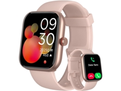 Reloj inteligente con Alexa integrado, responde y realiza llamadas, pantalla HD de 1,91 pulgadas, resistencia al agua IP68, monitorización de 100 deportes, canales