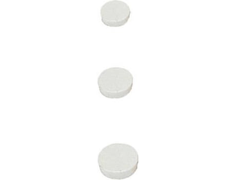 Conjunto de 10 Imanes BI-OFFICE IM131609 (Blanco - 3cm)