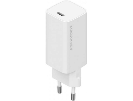 Cargador XIAOMI 65W Fast Charging Blanco