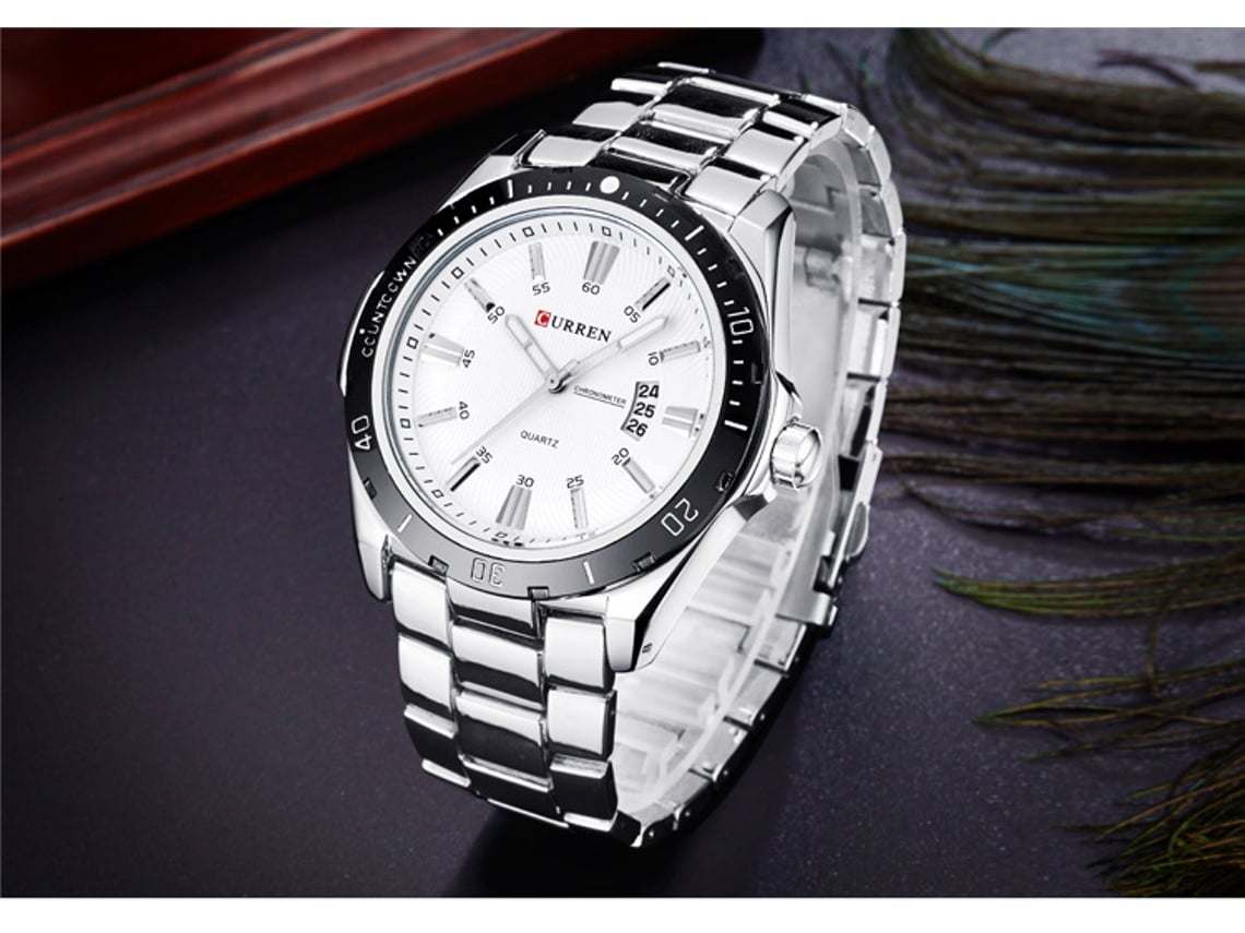Elegante Reloj Casual Para Hombre Con Correa De Acero.
