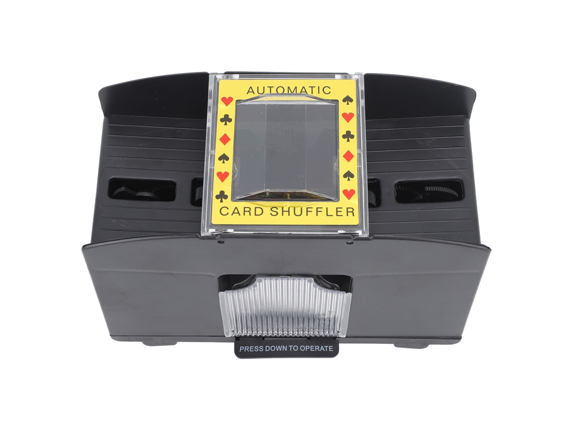 Barajador Automático De Cartas Para 4 Barajas, Máquina Eléctrica A Pilas Para Juegos De Fiesta En Casa.