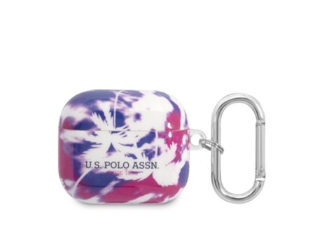 U.S POLO Funda para Airpods 3 Palm Silicona antigolpes Multicolor