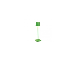 Lámpara de Mesa Poldina Pro Micro Apple Green LED recargable y regulable ZAFFERANO