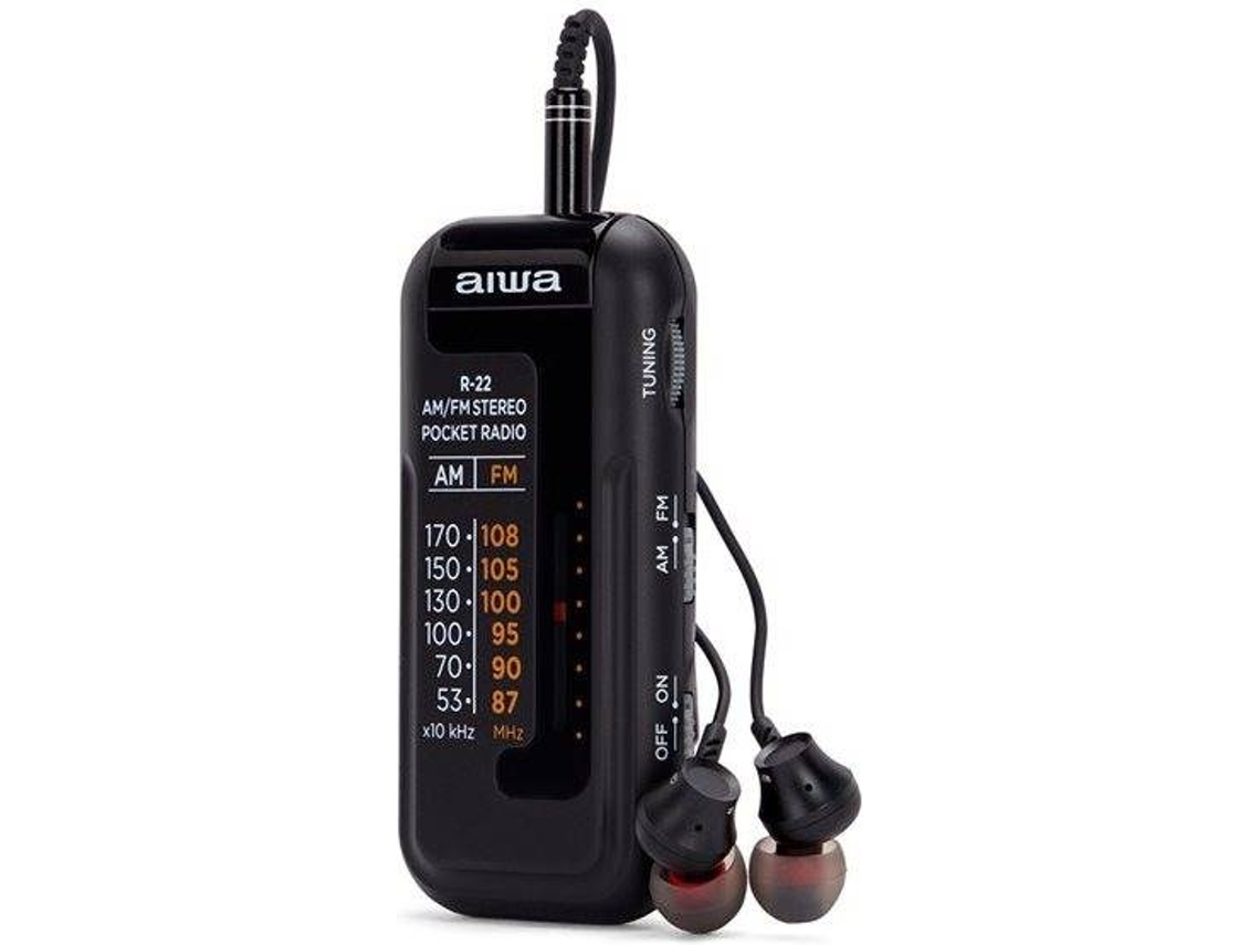 Mini Radio de Bolsillo AIWA R-22Bk