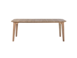 Mesa de comedor de teca natural, 200x90x75cm ALEXANDRA HOUSE LIVING