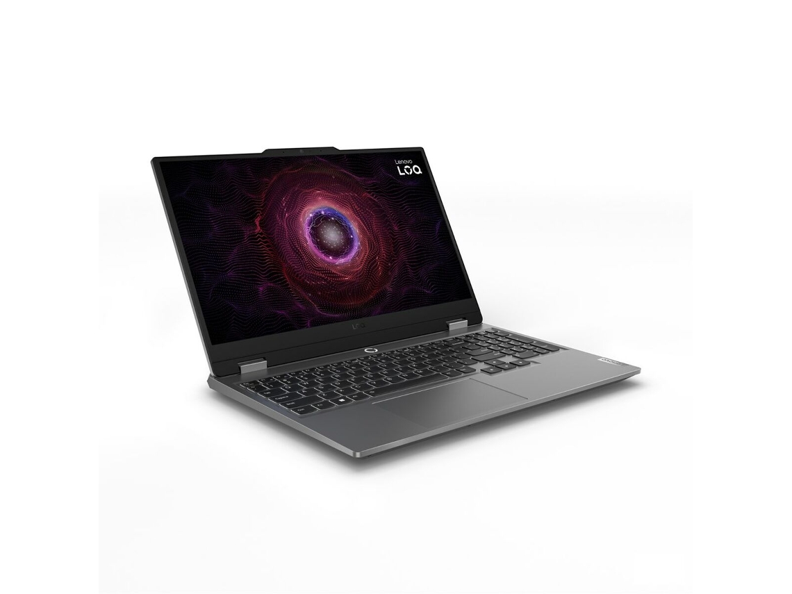 Laptop LENOVO LOQ (Gris - 16 GB RAM - 512 GB SSD - 15,6" - Enchufe EU - NVIDIA GeForce RTX 3050 - Qwerty US - AMD Ryzen 5)