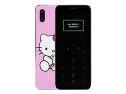 Celular Inteligente Portátil Com Controle Táctil 32mb+32mb Dual Sim Dual Standby Padrão Gato Rosa