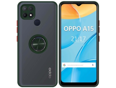 Carcasa Oppo A15 TUMUNDOSMARTPHONE Anillo Verde