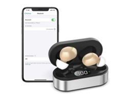 Audífonos Recargables Para Personas Mayores - Audífonos Bluetooth De 16 Canales - Invisibles Digitales (beige)