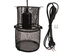 2026-protector De Luz De Calor Para Reptiles Con Malla Retráctil, Soporta Bombilla Cerámica E27, Plug Eu 220-240v, Evita Quemaduras